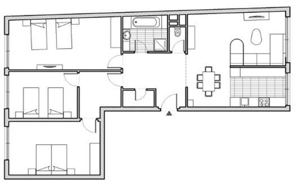 Apartment Mariahilf - 4rooms4you Wien Zimmer foto